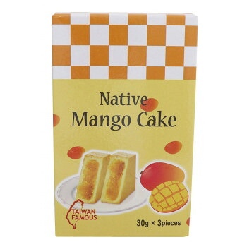 フジフードサービス 台湾 竹葉堂 フルーツケーキ マンゴーケーキ 90g (3個) 24袋｜ELMONO（家具 ラグ カーペット）