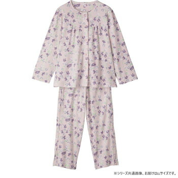 ケアファッション フルオープンパジャマ(婦人) パープル LL 3851513 6,243円