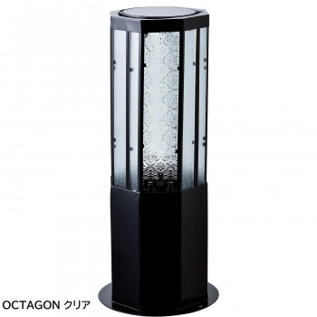 セトクラフト ソーラーポール OCTAGON クリア SI-4002|ELMONO(家具 ラグ カーペット)