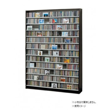 オークス CDストッカー CS1284 D ダーク|ELMONO(家具 ラグ カーペット)