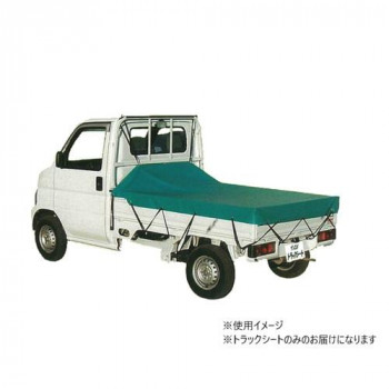 南榮工業 トラックシート(軽～小型トラック用) 寸法2.10m×2.65m ターポスーパーグリーン TS-20 TSG
