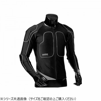SDW-3059B プロテクターインナージャケット サマー (吸水速乾・抗菌) ブラック/ガンメタ L SDW3059B-L