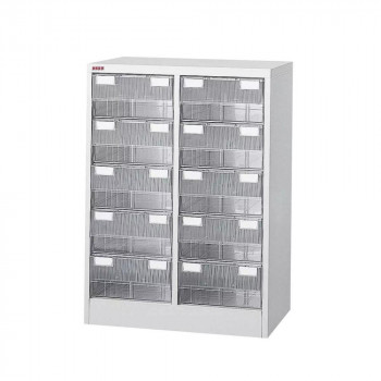 山金工業(YamaTec) B4PT-205N アレンジャー B4プラスチック引出し 超深型5段 2列｜ELMONO（家具 ラグ カーペット）