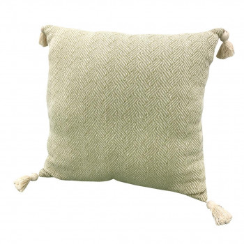 （2個組）インド綿背当てクッション アルト 約45×45cm GR 270081522