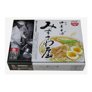 銘店シリーズ　箱入仙台ラーメンみずさわ屋(4人前)×10箱セット