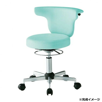 藤沢工業(TOKIO)　メディカルワークチェア　ACS-700 ライトブルー｜ELMONO（家具 ラグ カーペット）