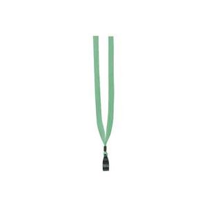 （まとめ）ジョインテックス 再生ループ式名札用ひも 黄緑10本 B651J-YG 【×4セット】