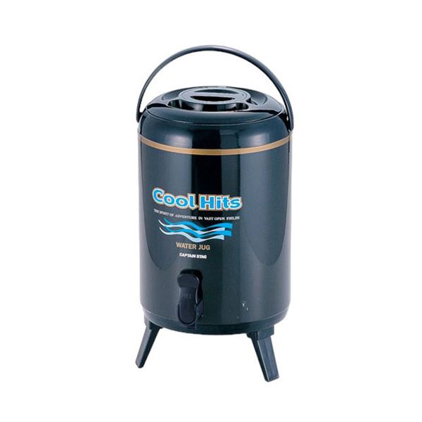 キャプテンスタッグ クールヒッツ ウォータージャグ10L ネイビー M-5028｜ELMONO（家具 ラグ カーペット）