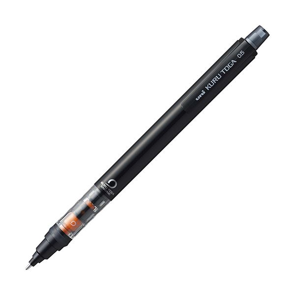 （まとめ） 三菱鉛筆シャープペンシル クルトガ パイプスライドモデル 0.5mm （軸色：ブラック） M54521P.24 1本 【×10セット】