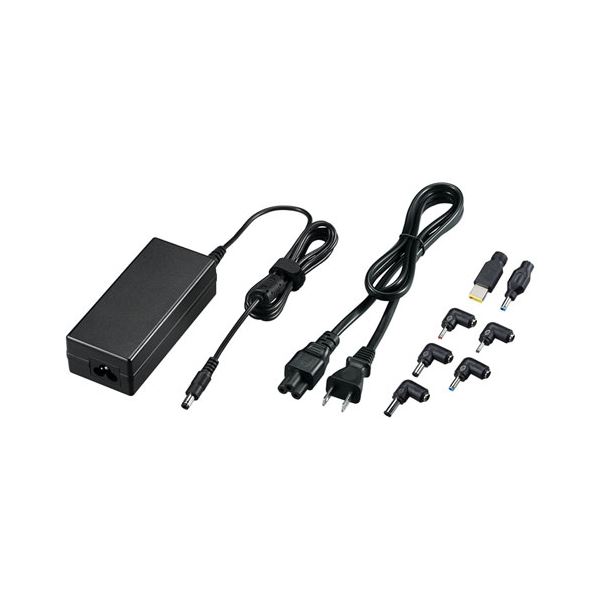 サンワサプライ ノートパソコン用ACアダプタ（65W・マルチタイプ） ACA-DC88ML 6,119円