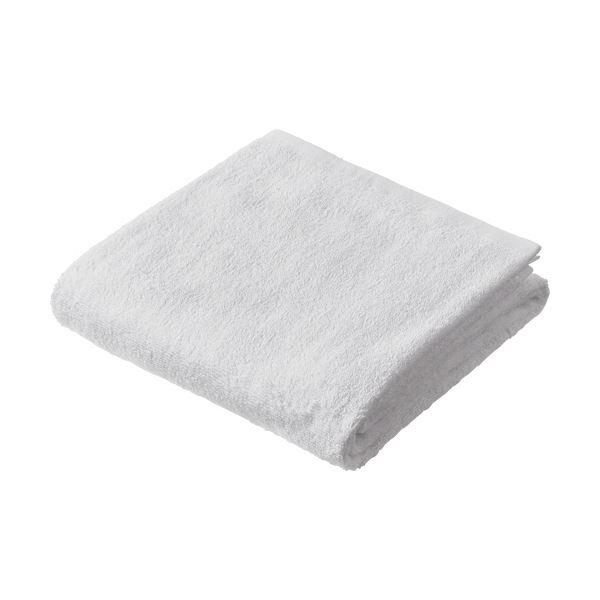 超大判 スレンカラーバスタオル100&times;180cm ホワイト 1セット(5枚)｜ELMONO（家具 ラグ カーペット）
