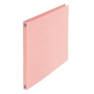(業務用5セット) プラス フラットファイル/紙バインダー 【B4/2穴 10冊入り】 ヨコ型 012N 桃 5,684円