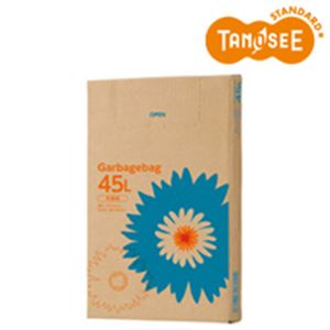 （まとめ）TANOSEE ゴミ袋 半透明 45L 110枚入×6箱 6,668円