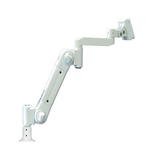 ライブクリエータ スイング式スタンダードアーム フランジ付グロメット固定 低荷重 アイボリー ARM2-10AG2｜ELMONO（家具 ラグ カーペット）