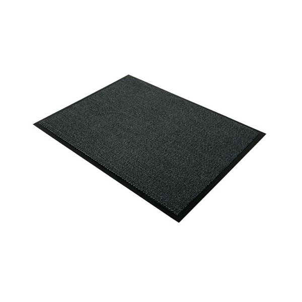 FLOORTEX ドアマット 49120DCBWV 1200&times;900mm 黒/白｜ELMONO（家具 ラグ カーペット）