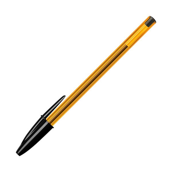(まとめ) BIC 油性ボールペン クリスタルオリジナルファイン 0.8mm 黒 CST-OF08BLKB20 1箱(20本) 【×5セット】