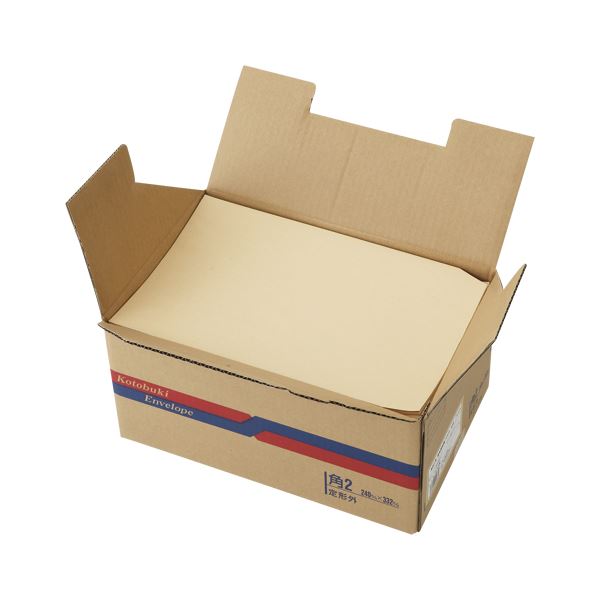森林認証紙封筒 85g 角2 500枚入 00583｜ELMONO（家具 ラグ カーペット）