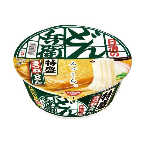 (まとめ）日清食品 どん兵衛特盛 きつねうどん 12食入【&times;2セット】【代引不可】｜ELMONO（家具 ラグ カーペット）