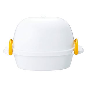 〔36個セット〕 ゆで卵器 調理器具 電子レンジ使用 レンジでらくチン ゆでたまご2個用 キッチン 台所|ELMONO(家具 ラグ カーペット)