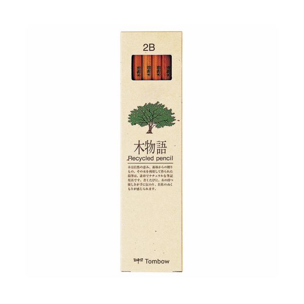 (まとめ) トンボ鉛筆 エコ鉛筆木物語 2BLA-KEA2B 1ダース（12本） 【×30セット】