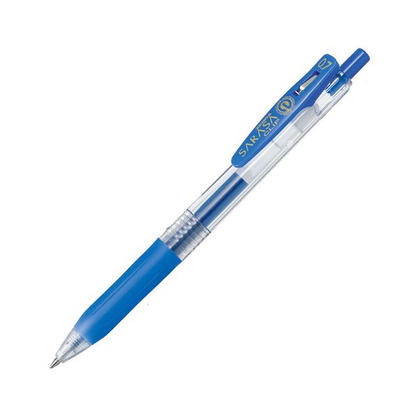 (まとめ) ゼブラ ゲルインクボールペン サラサクリップ 0.7mm ペールブルー JJB15-PB 1本 【×100セット】|ELMONO(家具 ラグ カーペット)