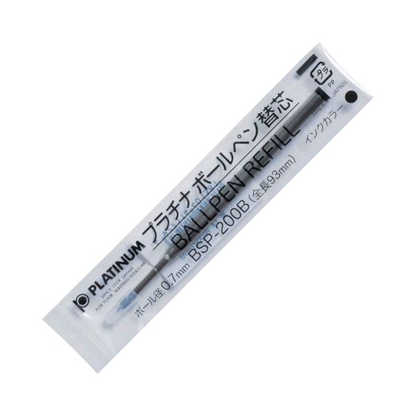 (まとめ) プラチナ ボールペン替芯ステンレスチップ 0.7mm 黒 BSP-200B#1 1本 【×30セット】|ELMONO(家具 ラグ カーペット)