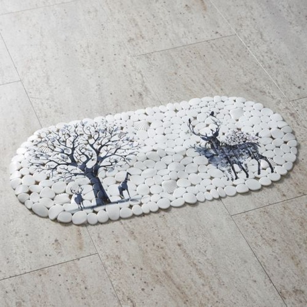 楽天市場】エッグタイルバスマット egg tile bath mat UFUFU L