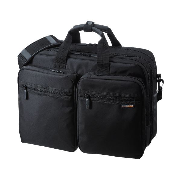 サンワサプライ ビジネスバッグBAG-3WAY21BK ブラック|ELMONO(家具 ラグ カーペット)