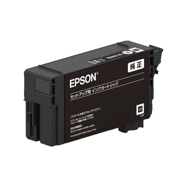 （まとめ）【純正品】 EPSON SC13MBM インクカートリッジ マットブラック【×5セット】