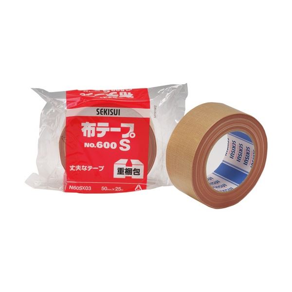 積水化学工業 布テープ No.600S 50mm×25m N60SX03 1セット(30巻) 13,222円