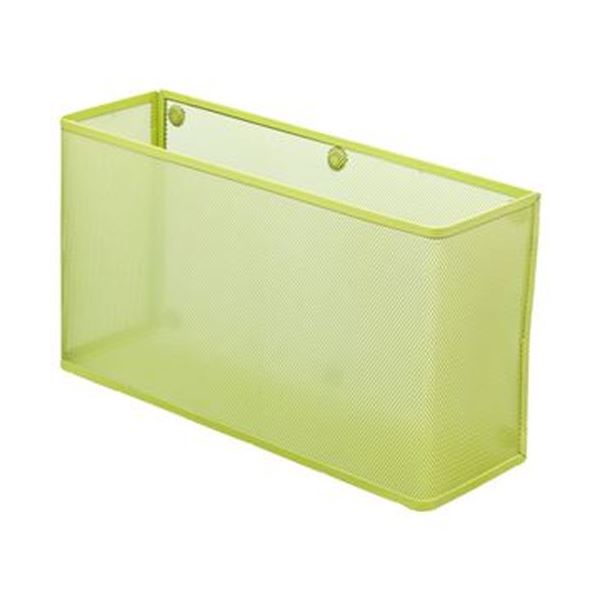 (まとめ)リヒトラブ マグネットポケットA4ヨコワイド 黄緑 A-7395-6 1個【×5セット】|ELMONO(家具 ラグ カーペット)