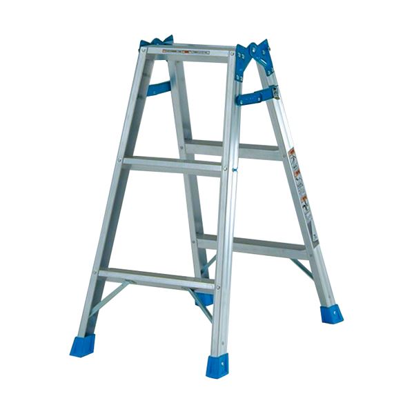 (まとめ)ピカ ステップ幅広 はしご兼用脚立 810mm KW-90 1台【×3セット】|ELMONO(家具 ラグ カーペット)