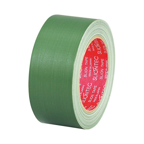 (まとめ) スリオンテック 布粘着テープ No.3390 50mm×25m 緑 No.3390-50GR 1巻 【×30セット】