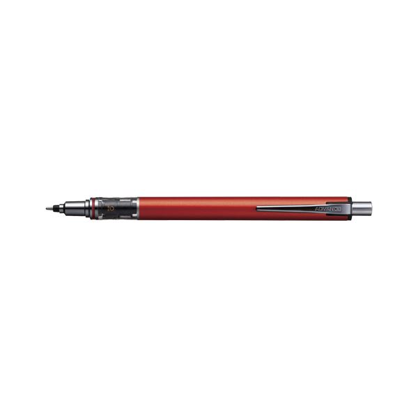 （まとめ） 三菱鉛筆 クルトガ アドバンススタンダード 0.5mm レッド 【×10セット】