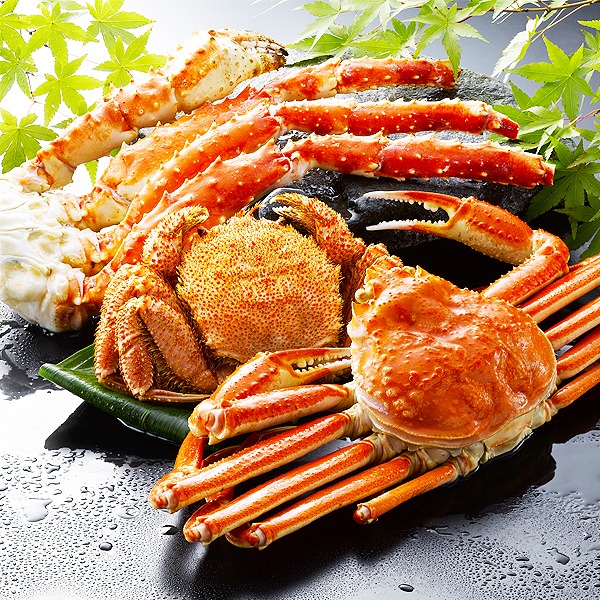 かに三昧満腹福袋Bセット（ボイル）／3種・合計1800g（姿ずわいがに・毛がに・たらばがに脚）【代引不可】｜ELMONO（家具 ラグ カーペット）