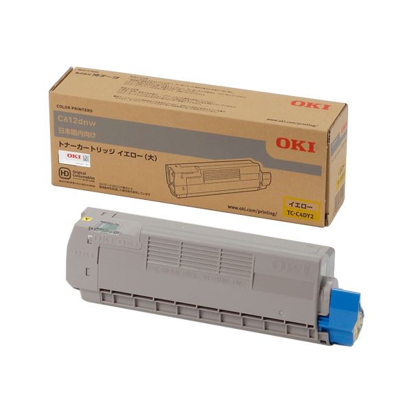 沖データ 大容量トナーカートリッジ イエロー TC-C4DY2 1個|ELMONO(家具 ラグ カーペット)