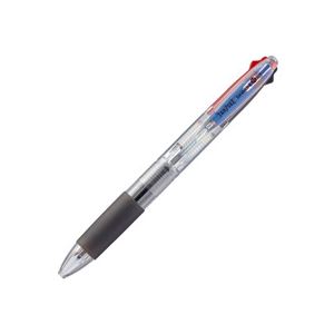 (まとめ) TANOSEE ノック式油性3色ボールペン（なめらかインク） 0.7mm 1本 【×30セット】