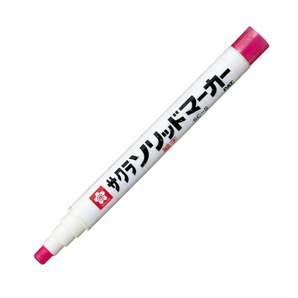 (まとめ)サクラクレパス ソリッドマーカー細字 SC-S#19 赤【×20セット】