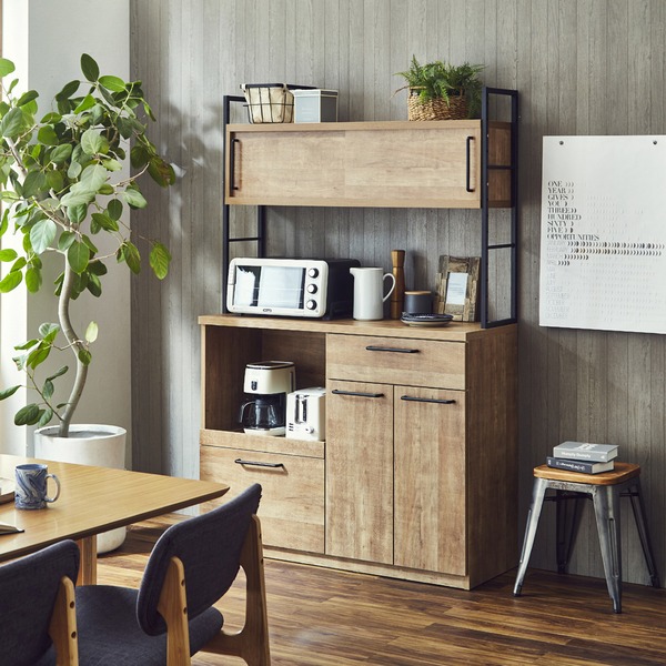 楽天市場】120キッチンボード(引戸)タイプ アルバート 国産 日本製 120