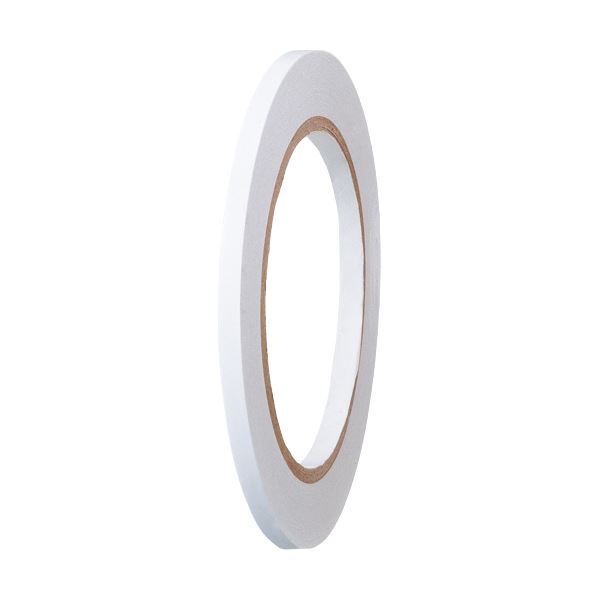 (まとめ)TANOSEE 両面テープ BOX 5mm×20m 1セット(10巻) 【×5セット】