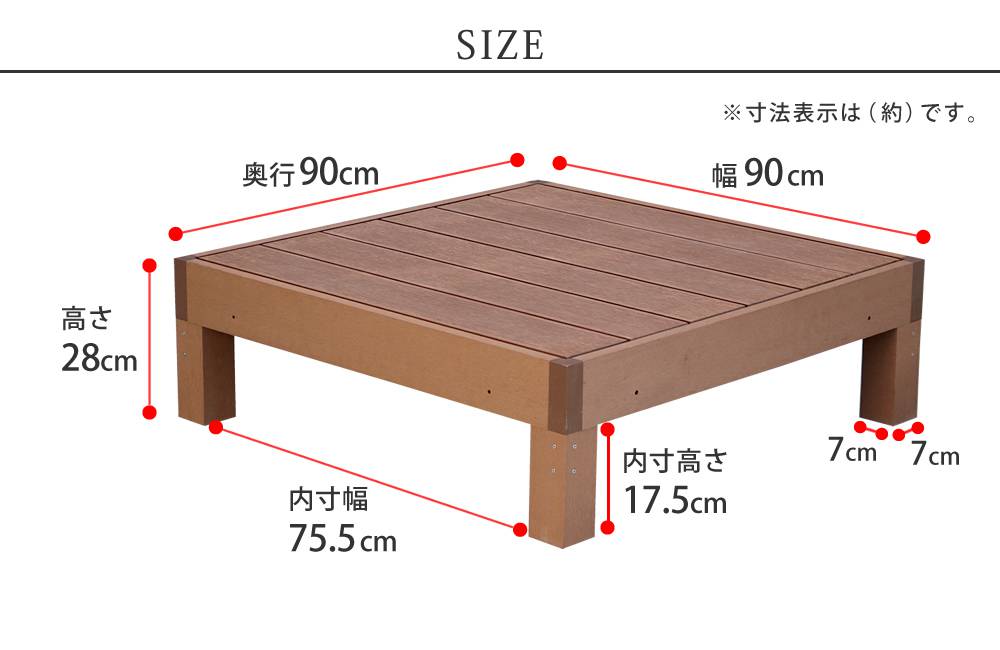 縁台 人工木 ベンチ 屋外 椅子 庭 外 踏み台 Diy ウッドデッキ 階段 おしゃれ ガーデンベンチ ガーデン ステップ 長椅子 ベランダ 低め 8個 セット Ssd Co Ao