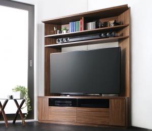 テレビ台 ハイタイプ 大型テレビ対応 ハイタイプコーナーテレビボード ウォールナット テレビボード TV台 ハイタイプ コーナー 55型 55インチ 50型 50インチ 大型テレビ 収納 TVボード 壁面収納 収納棚 ルーター ローボード スリム 木製 テレビラック 棚 キャビネット