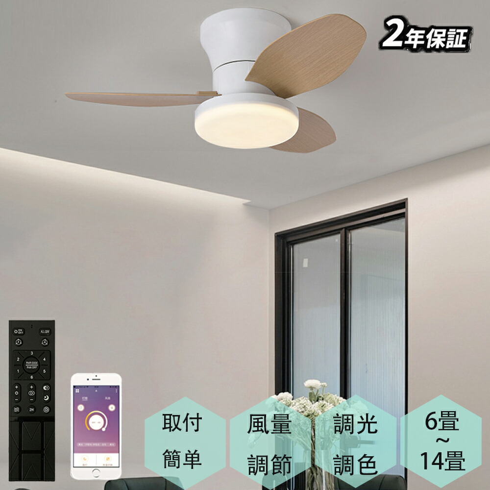 楽天市場】シーリングファンライト coizabera 揺らぎ防止 5000lm 6-10