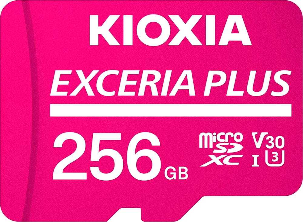 KIOXIA(キオクシア) 旧東芝記憶装置 microSD 256GB EXCERIA PLUS UHS-I U3 V30 Class10