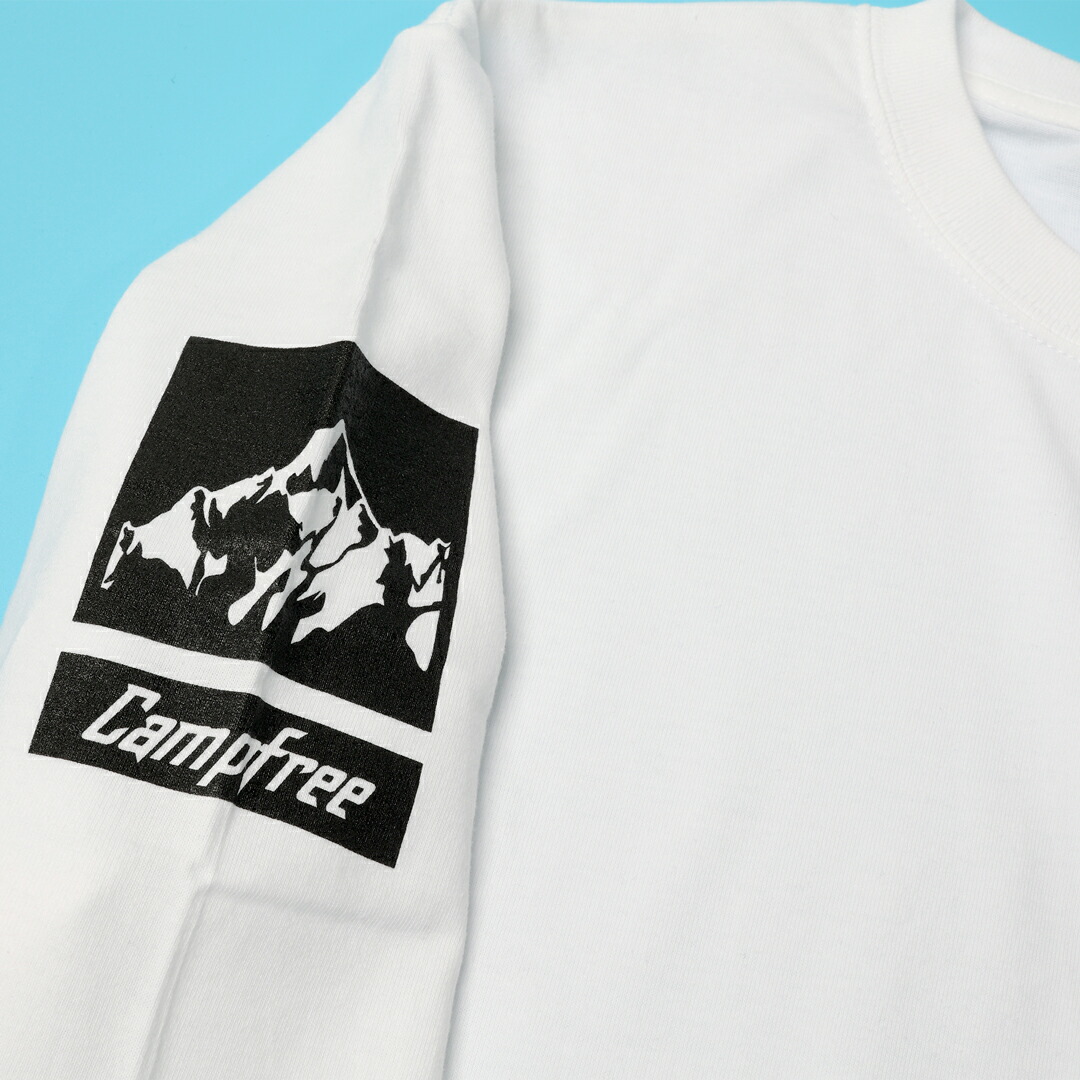 年末年始大決算 長袖 Tシャツ メンズ ロンt リブあり Campfree 6 1oz 綿100 天竺 レディース 秋 冬 春 長そで ワンポイント ロゴt ロゴtシャツ ティーシャツ ティシャツ ロングスリーブ ロングtシャツ ストリート 腕プリント 袖 Morkal Co Jp