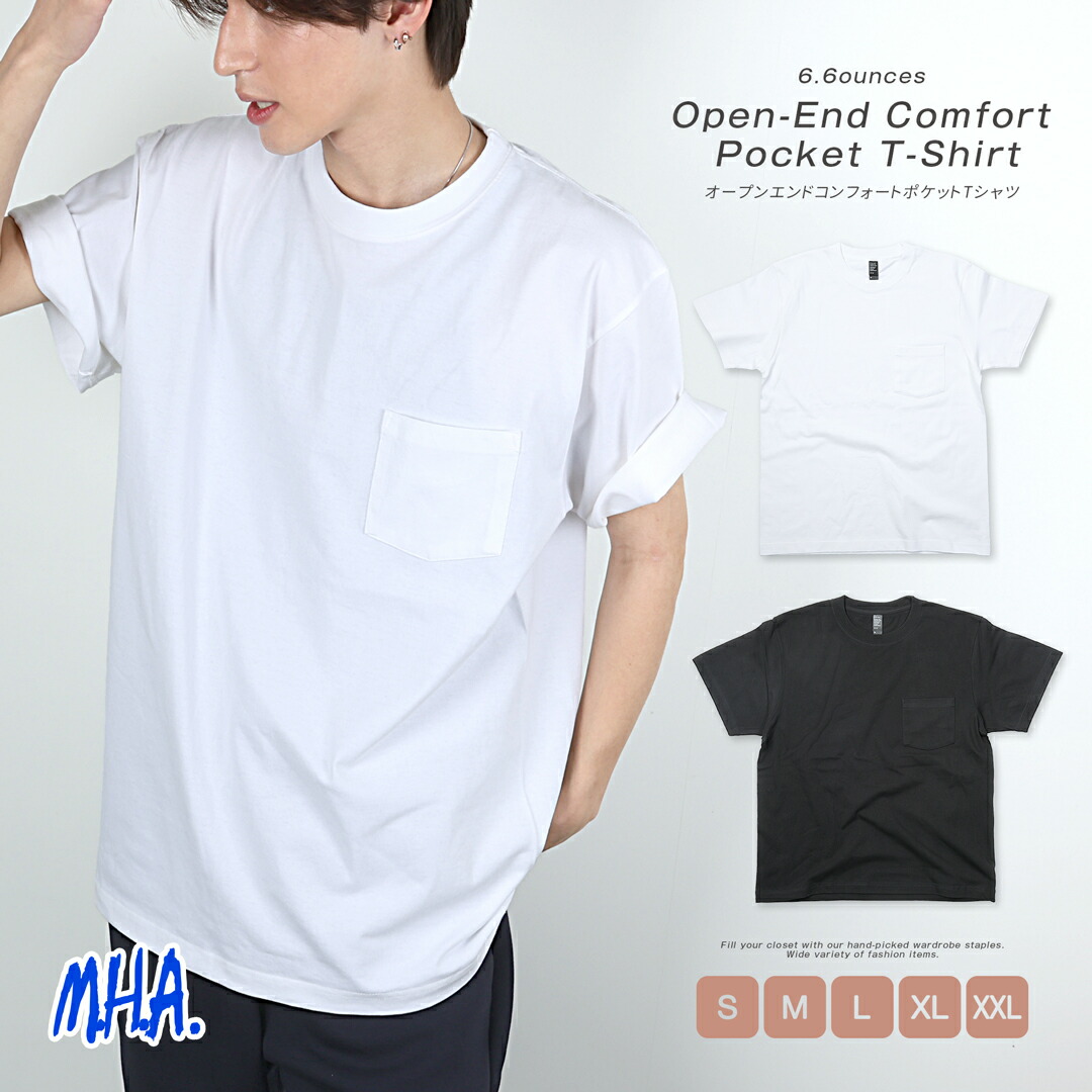 楽天市場】ポケットTシャツ メンズ Tシャツ ポケット付き ポケT