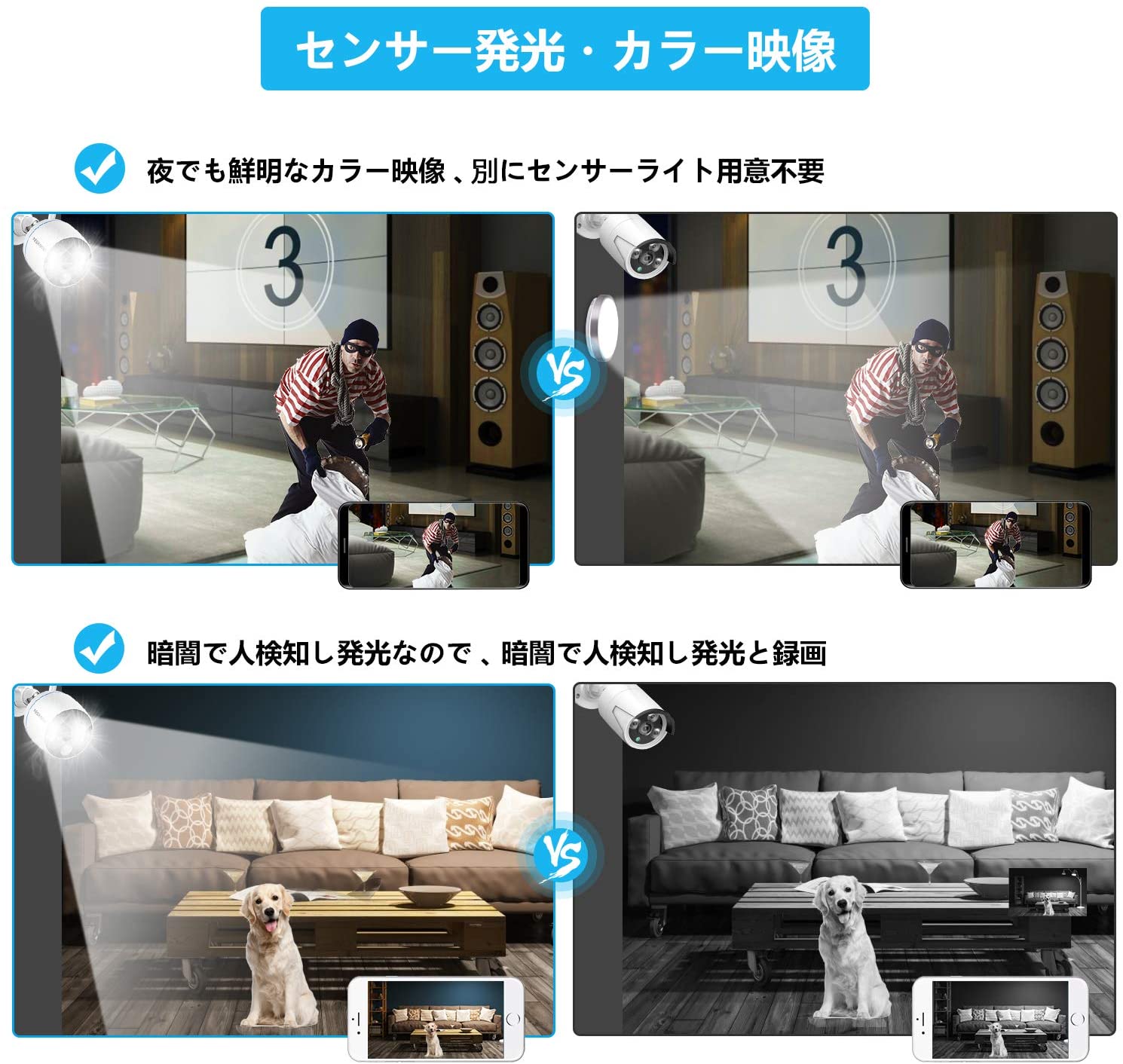 カメラ監視防犯隠し隠しカメラ置き時計型小型カメラWiFi防犯カメラスパイカメラ1080P高画質WiFi対応監視カメラ