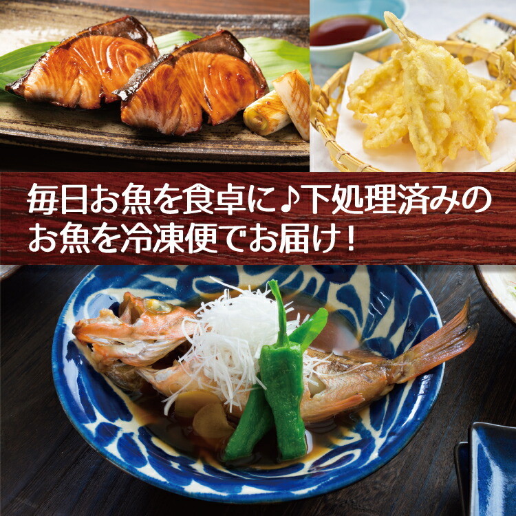 おうち時間応援！下処理済みお魚セット４～６種入り魚料理食材おまかせ詰め合わせ冷凍食材【冷凍便】