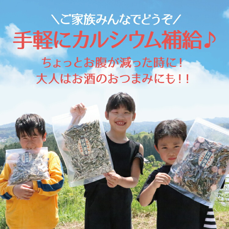 送料無料選べるおつまみ小魚大容量(アーモンド小魚or食べるいりこor磯の香焼きの3種から1袋)メール便チャック付き袋入り