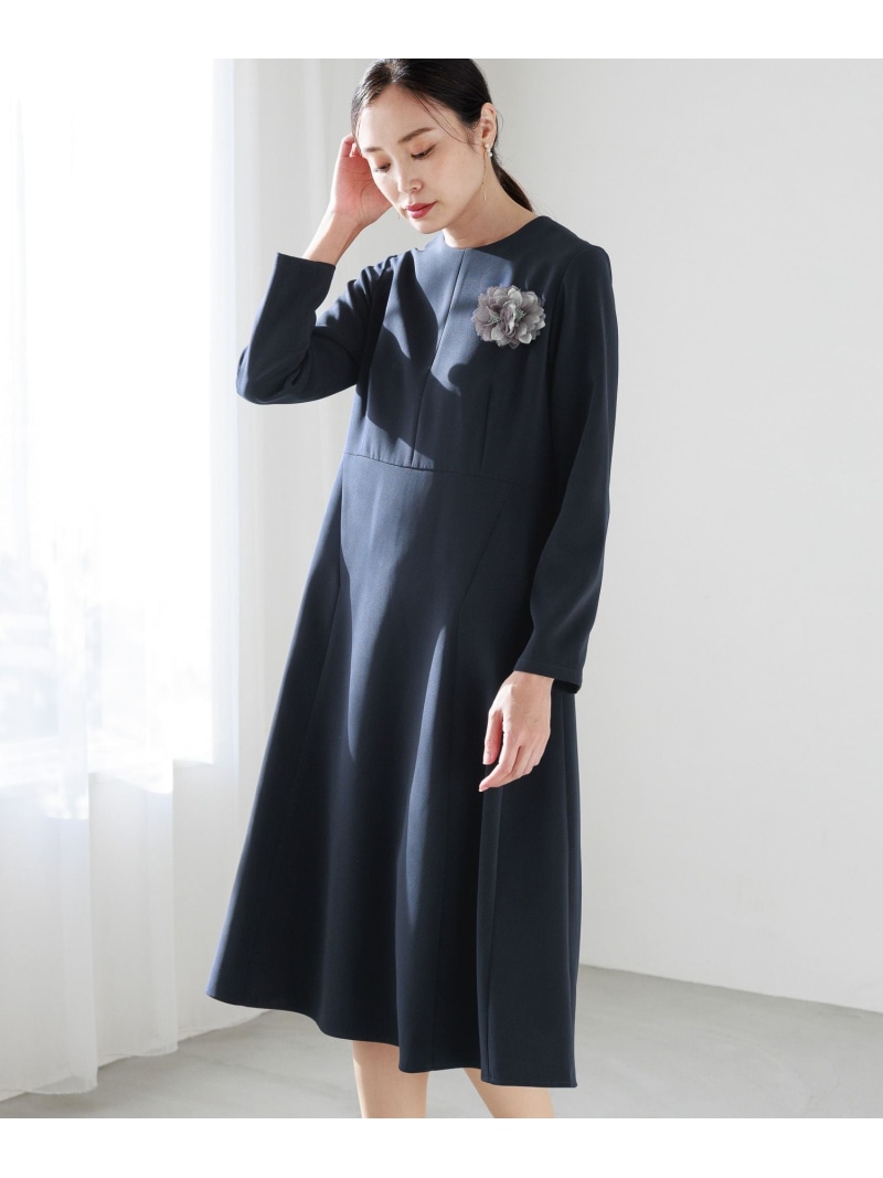 【楽天市場】【SALE／50%OFF】【入卒式/結婚式/祝賀会】セレモニー&お祝いフレアワンピース 大きいサイズ ゆったり/986502